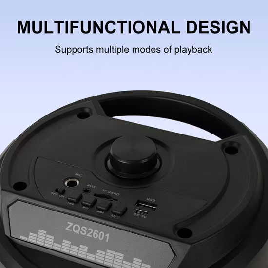 4 Inch Classic Hot Sales Colorful Woofer Light Bluetooth Party Karaoke Speaker Portable Speaker OEM Speaker Sound Box Speaker