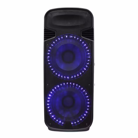 Audio Double 15inch Portable Bluetooth Speaker with FM/USB Spare Parts Accessories Assemble